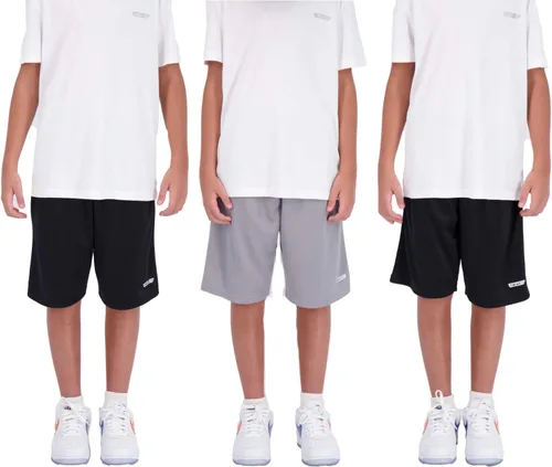 Vista 15 de Hind - Pantalones cortos de baloncesto para niños (3 unidades)