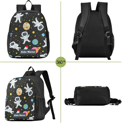 Vista 4 de Naanle Mochila personalizada para niños y niñas, mochila personalizada, Multicolor 34, Mochilas de mochila