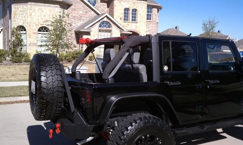 Vista 2 de Kit para soporte para gato Hi-Lift Jack de 48 pulgadas para Jeep JK Wrangler de 4 puertas