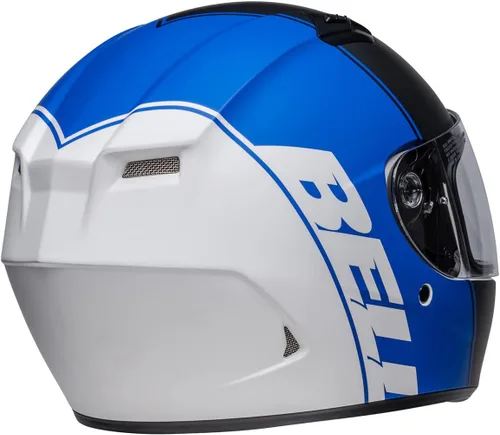 Vista 7 de Bell Qualifier Ascent Negro Mate/Azul/Blanco
