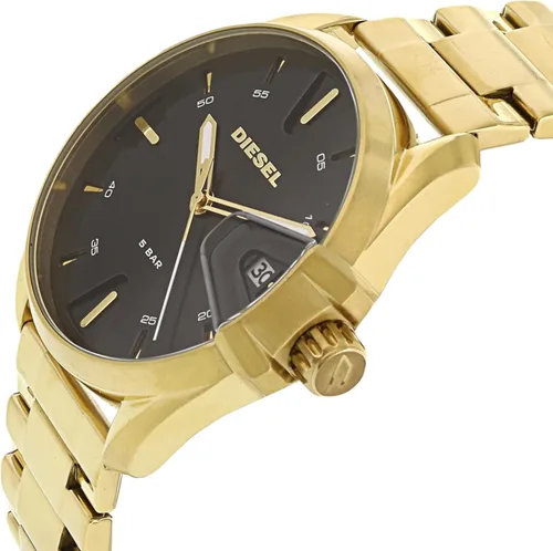 Vista 4 de Diesel Reloj de cuarzo de acero inoxidable MS9 para hombre, Reloj cronógrafo MS9 de acero inoxidable