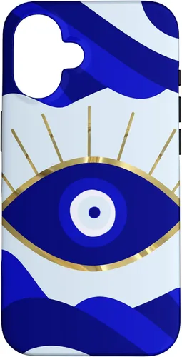 Vista 31 de Funda para iPhone 13 Pro Max Lava All Seeing Blue Evil Eye