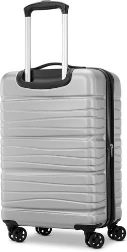 Vista 4 de Samsonite Evolve Se Hardside Equipaje expandible con ruedas giratorias dobles, Plateado (Arctic Silver), Evolve Se Hardside - Equipaje expandible