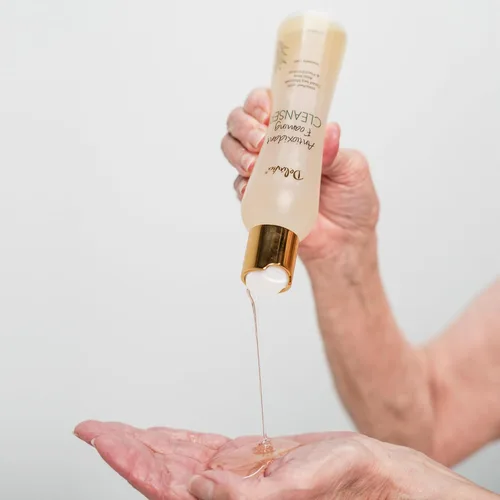 Vista 5 de Deluvia - Limpiador facial diario con espuma antioxidante y lavado facial, limpiador facial suave hidratante para pieles sensibles y secas, lavado