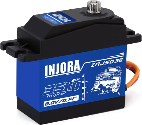 Vista 9 de INJORA RC Servo 55.1 lbs Servo Digital Servo Alto Torque RC Piezas para 1:10 RC Crawler VP VS4-10 SCX10 Pro SCX10 TRX4 D90