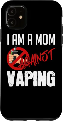 Vista 8 de iPhone 16 I'm A Mom Against Vaping Vaper's Club Vape Case