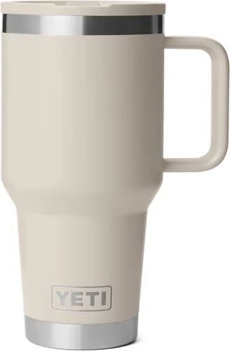 Vista 20 de YETI Rambler - Taza de viaje de 30 oz con tapa con pajita abatible - Acero inoxidable, aislada al vacío, a prueba de fugas, compatible con Negro