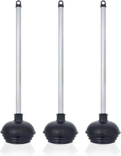 Vista 9 de NEIKO 60169A - Émbolo de inodoro 2 piezas Mini-fregadero y émbolo de drenaje Compacto Diseño patentado en todos los ángulos Mango