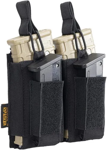 Vista 5 de EXCELENTE ELITE SPANKER - Funda de munición de tipo MOLLE con parte superior abierta, individual/doble/triple, para cargadores elásticos de rifle M4
