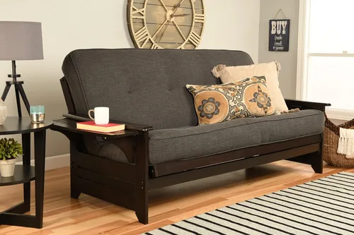 Vista 17 de Phoenix - Sofá futón en acabado espresso con colchón canadiense, marrón, matrimonial, 760777 Canadá
