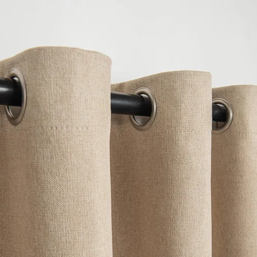 Vista 7 de Safdie Cortinas opacas para dormitorio o sala de estar. Cortinas de 84 pulgadas de largo, juego de 2 paneles. Cortinas para Cuarto. Cortinas beige
