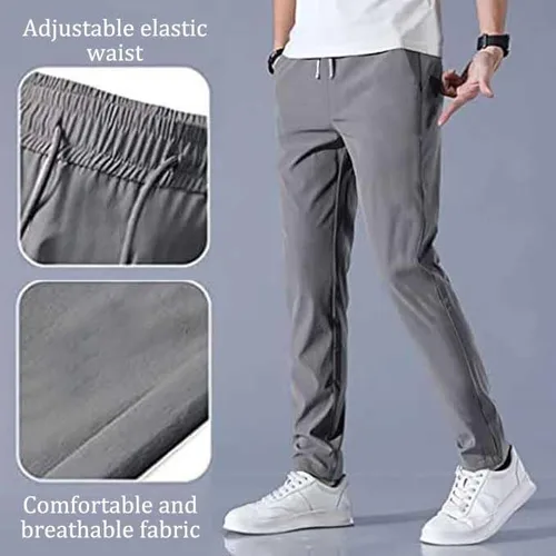 Vista 3 de TOQVTOO Hombres Pantalones Harem, Pantalones japoneses Hombres, Pantalones Harem Hombres, Pantalones japoneses Hombres Lino XJ002
