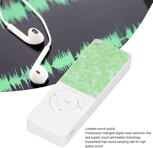 Vista 5 de PUSOKEI Mini reproductor MP3 delgado para niños, reproductor de alta fidelidad sin pérdidas, tarjeta de expansión de 64 GB reproductor MP3