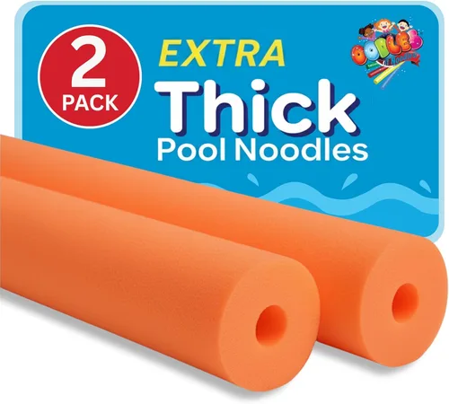 Vista 14 de Oodles of Noodles Foam Pool Swim Noodles 2 Pack, Hollow Core Swimming Foam Tube for Pool Floats, Buoyant for Beach, Water Play, Crafts, DIY Projects