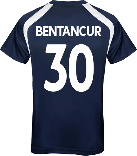 Vista 8 de Tottenham Hotspur Camiseta de entrenamiento de poliéster para hombre de regalo oficial de fútbol del FC Romero blanco
