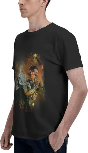 Vista 5 de Chester Bennington - Camiseta de verano para hombre, casual, de moda, manga corta, para hombre