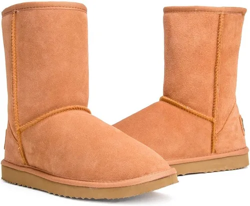 Vista 7 de AUSLAND Botas altas de cuero para nieve, clásicas, para mujer