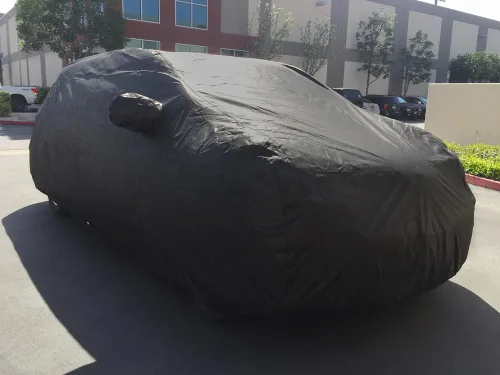 Vista 4 de Custom Fit 2004-2019 Toyota Sienna Mini Van Car Cover Minivan Negro
