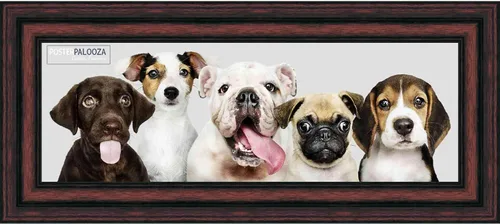Vista 12 de Poster Palooza 3x3 Inch Traditional Cherry Complete Wood Square Picture Frame with UV Acrylic Plexiglass, Foam Board Backing & Hardware Included