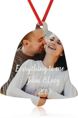 Vista 17 de Fortheday Adorno de Navidad personalizado 2023, adorno con foto personalizable, juego de decoración de árbol de Navidad, creativo (sobrevivido)