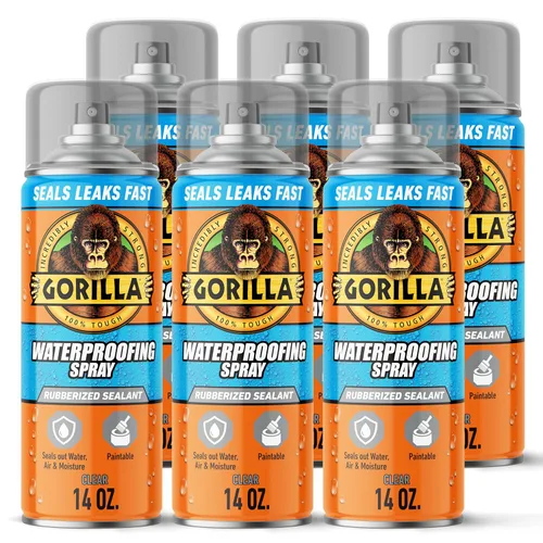 Vista 10 de Gorilla Aerosol blanco impermeable para parchar y sellar