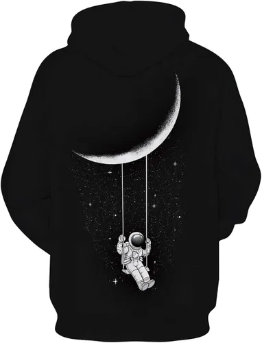 Vista 2 de uideazone Unisex 3D Relistic Impreso Sudaderas para Hombres Mujeres Cool Graphic Sudadera con capucha