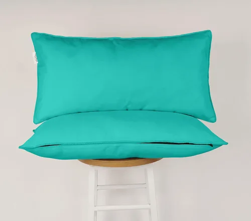 Vista 33 de Funda de almohada lumbar de tela de poliéster para interiores y exteriores, impermeable, rectangular, para todo tipo de clima, para muebles