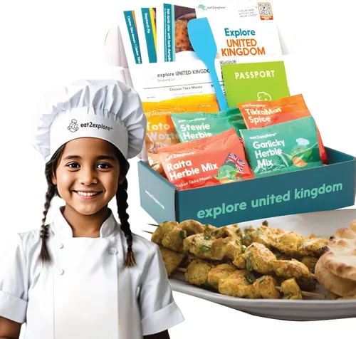 Vista 19 de eat2explore Kits de cocina para niños de 15 piezas - Juegos de cocina interactivos y educativos para niños reales para edades de 5 años en adelante