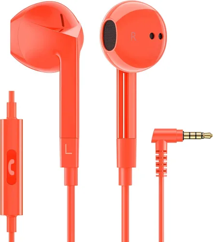 Vista 12 de LUDOS FEROX - Auriculares intraurales con cable, auriculares con micrófono, aislamiento de ruido con cable para auriculares Jack de 0.138 pulgadas