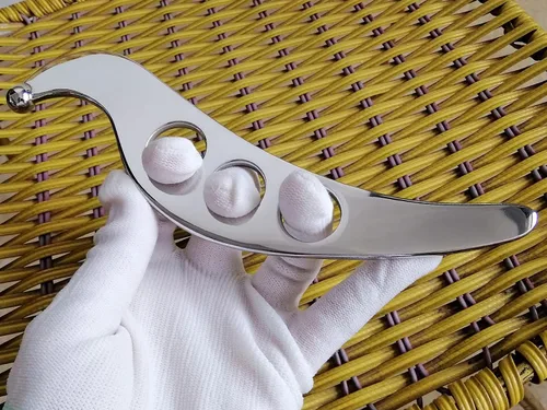 Vista 5 de Gua sha Tool gua sha Herramienta de acero inoxidable iastm herramienta de masaje Gussha herramienta de raspado muscular para terapia de tejidos