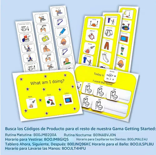 Vista 9 de Horario visual de cepillado de dientes para autismo, Tabla de cepillado