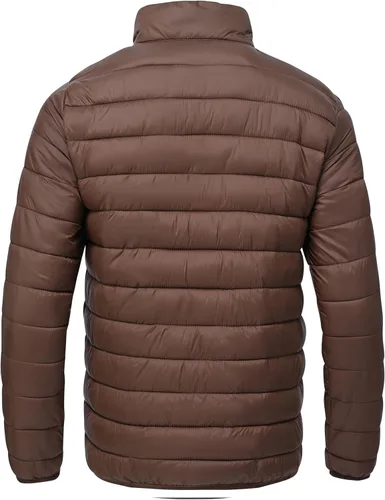 Vista 2 de Rapoo Chaquetas acolchadas para hombre, chaquetas de invierno ligeras, resistentes al agua, resistentes al viento, aisladas