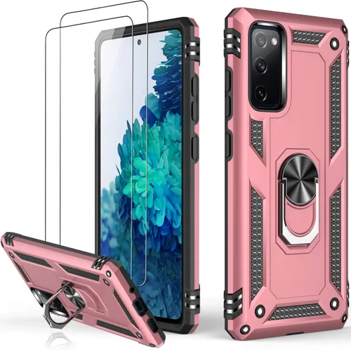 Vista 15 de LUMARKE Funda para Galaxy S8, pasa 16 pies, probada contra caídas con soporte de anillo magnético, compatible con soporte de montaje de automóvil