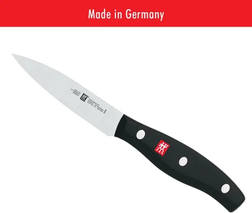 Vista 6 de ZWILLING Twin Signature - Juego de cuchillos alemanes de 7 piezas con bloque, afilados, producidos en fábrica propia, acero de fórmula especial