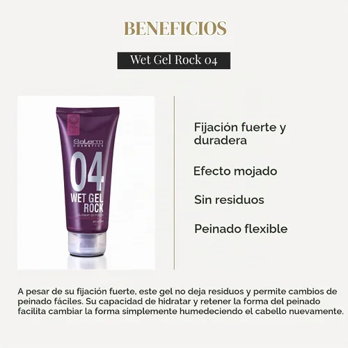 Vista 3 de Salerm Cosmetics Proline Wet Gel Rock - 7.1 oz
