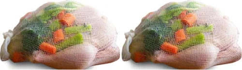 Vista 9 de Regency Wraps Calcetines de sopa, paquete de 3 unidades de 24 pulgadas, bolsas de malla 100% algodón; para caldos transparentes, deliciosas sopas