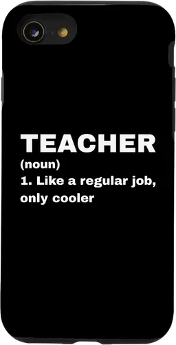 Vista 18 de Funny Teacher Definition Like A Regular Job Only Cooler Noun Case for iPhone 17