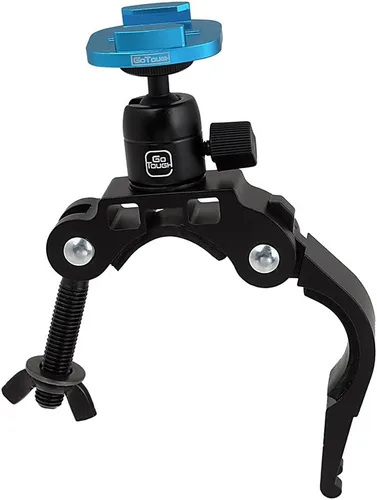 Vista 3 de Fotodiox Pro GoTough - Soporte de carreras para jaula antivuelco y barras, horquillas delanteras de motocicleta y manillares, hasta 2.1 pulgadas