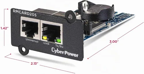 Vista 5 de CyberPower RMCARD205 Tarjeta de Gestión Remota PDU de UPS y ATS