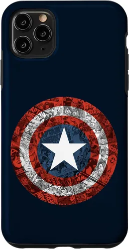 Vista 13 de Marvel Funda de escudo cómico del Capitán América para iPhone 17