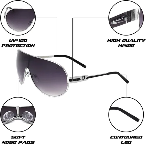 Vista 6 de Khan Indy - Gafas de sol de una pieza