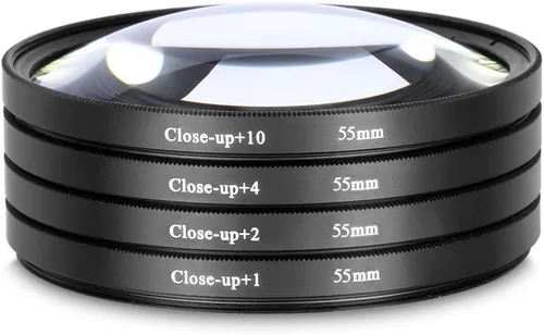 Vista 9 de Juego de filtros de 2.165 in 7 piezas para cámara Sony Alpha A7 Series con lente de 1.102-2.756 in, a6600 con lente de 0.709-5.315 in - Incluye kit