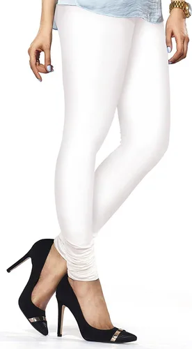 Vista 53 de ladyline Leggings Churidar elásticos de algodón para mujer Extra largos de longitud completa de cintura alta Talla regular y grande Pantalones