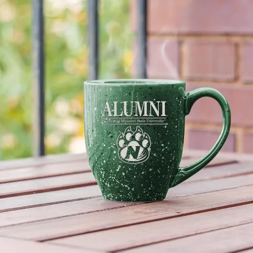 Vista 3 de Rico Industries NCAA Northwest Missouri State Bearcats Alumni - Taza de café de cerámica grabada con láser de 16 onzas