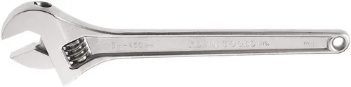 Vista 7 de Klein Tools 506-15 Llave ajustable, llave de transmisión forjada con acabado cromado pulido y mango contorneado, 15 pulgadas