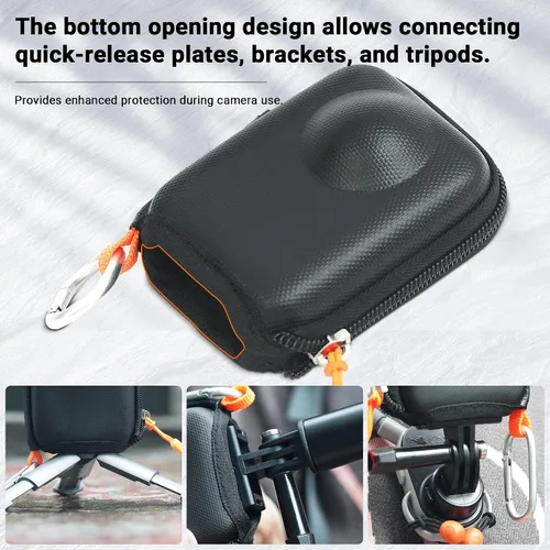Vista 4 de Osmo 360 - Funda para accesorios DJI Osmo 360, con protector de pantalla Estuche rígido de almacenamiento de viaje compatible con protector