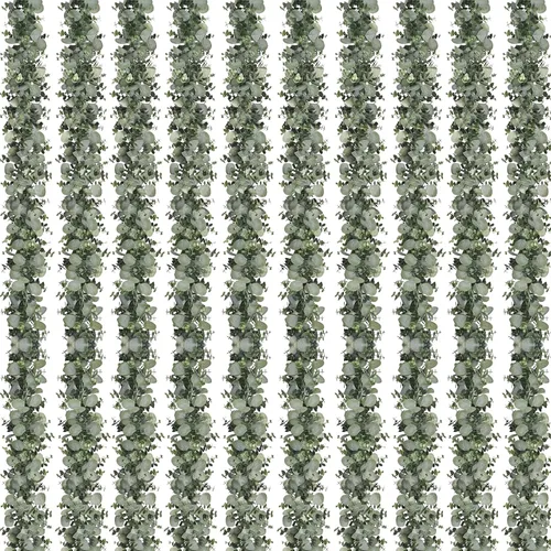 Vista 22 de Dolicer 2 Paquetes Guirnalda Artificial de Eucalipto de 6 Pies, Guirnalda de Vegetación Falsa Colgante Hojas de Eucalipto Dólar de Plata Falsas