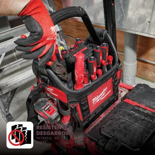 Vista 6 de Milwaukee Electric - PACKOUTTRADE 10 Bolso estructurado