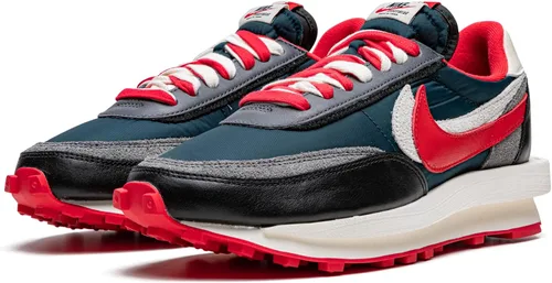 Vista 2 de Nike LDWaffle DJ4877 300 Undercover x Sacai - Midnight Spruce University Red - Talla 5, Midnight SprucePale IvoryDar, 5