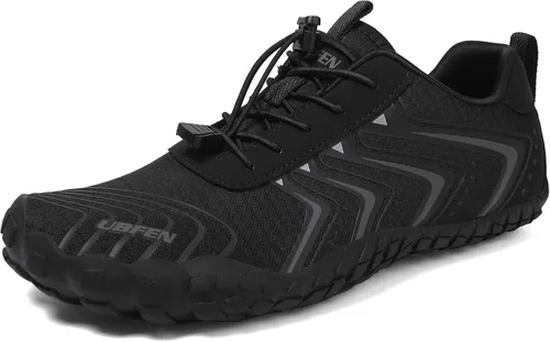 Vista 18 de UBFEN Zapatos acuáticos para natación, para hombre y mujer, para deportes de playa, secado rápido, descalzos para navegación, pesca, buceo, surf